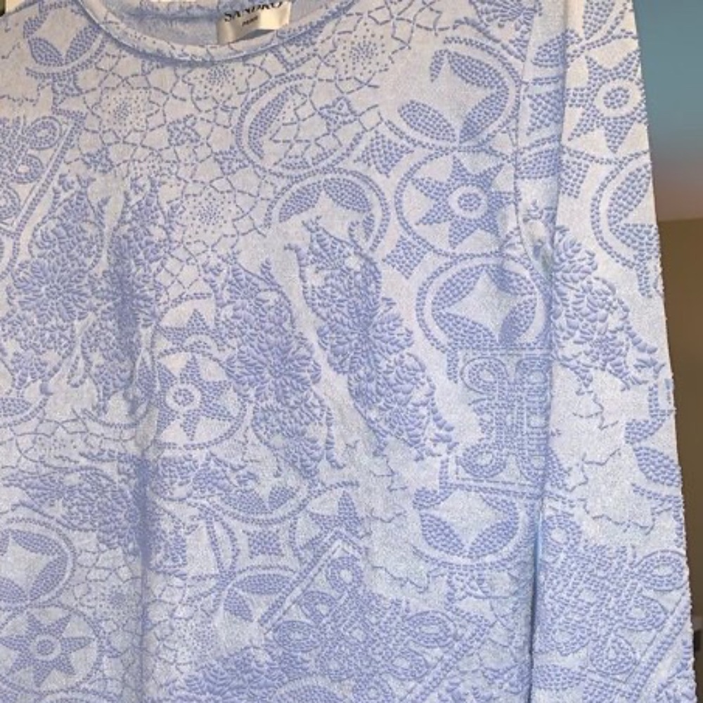 Vintage Sandro embroidered shirt